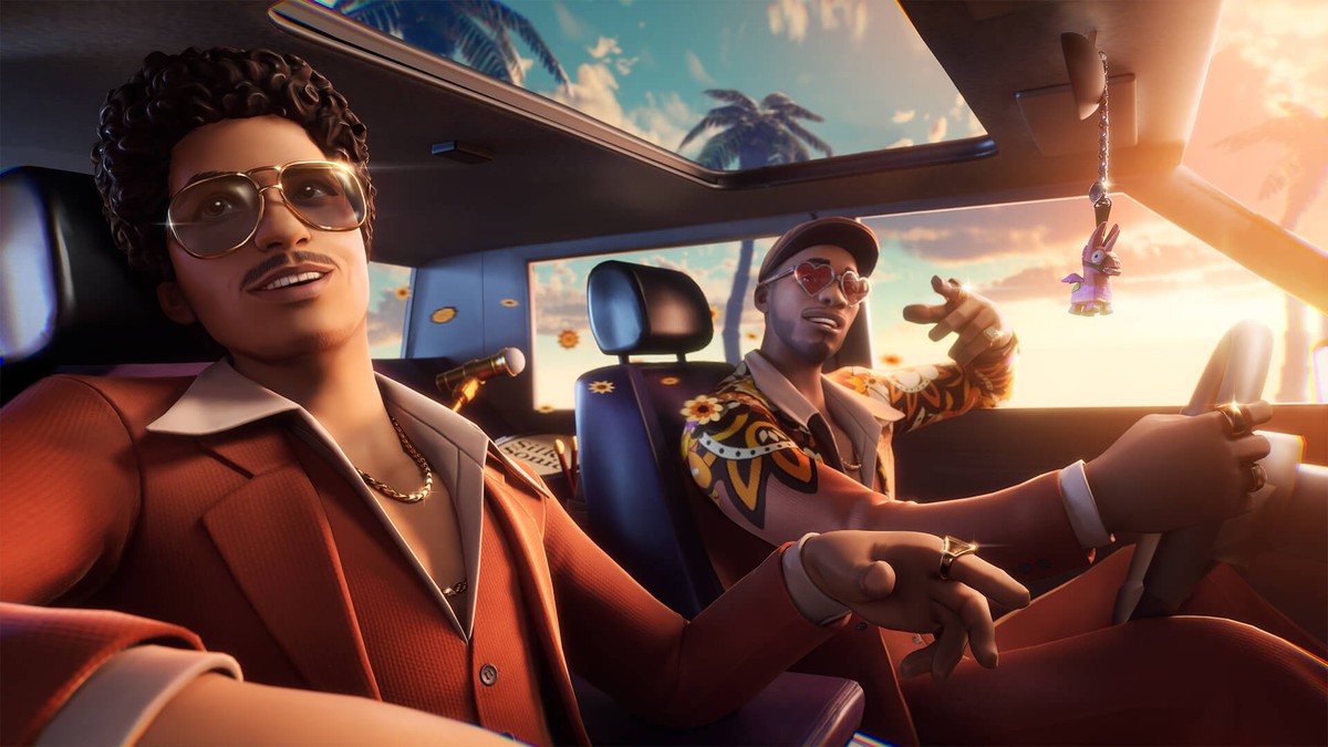 Fornite traz Bruno Mars e Anderson Paak.  ao recreation com skins e mais itens |  Esports