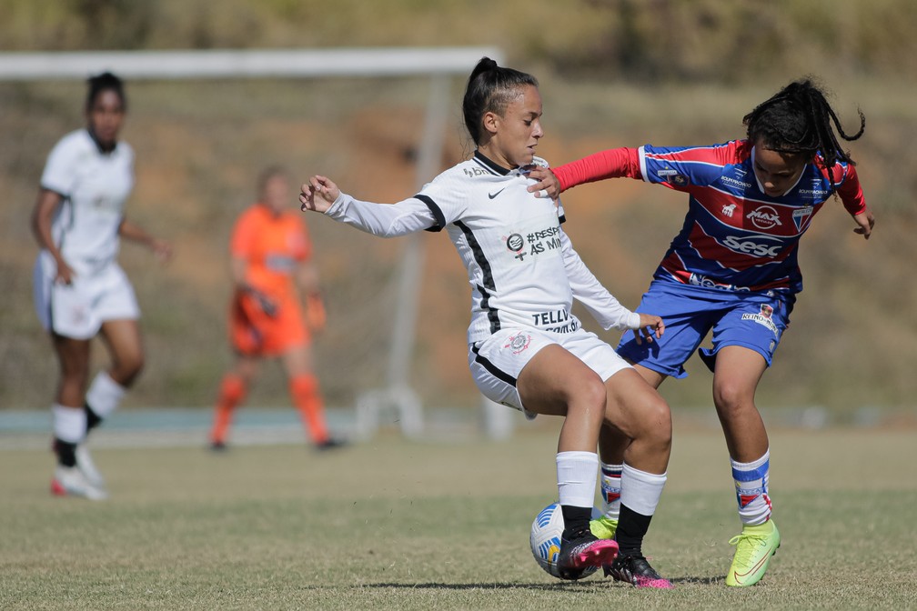 No Brasileiro feminino sub-18, Fortaleza e Corinthians empatam e seguem sem vencer
