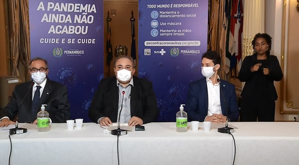 Declarações foram dadas durante pronunciamento nesta terça-feira (22) — Foto: Reprodução/YouTube