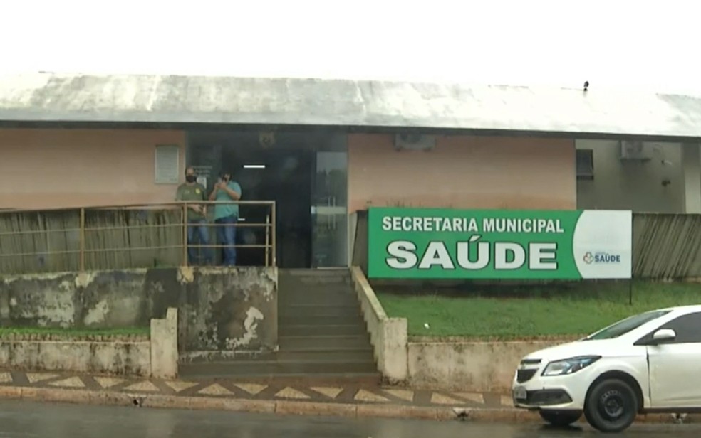Secretaria Municipal de Saúde de Ceres, Goiás — Foto: Reprodução/TV Anhanguera