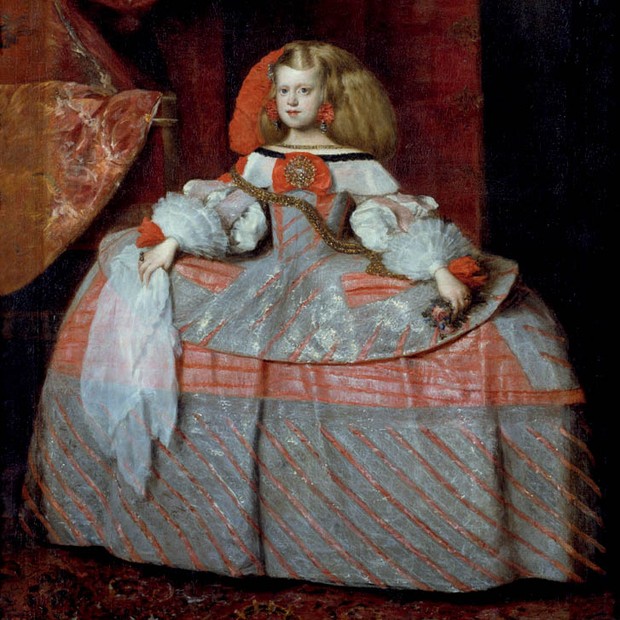 Infanta Margarita de Áustria (1651-1673), de Diego Velázquez (Foto: Divulgação e Reprodução)