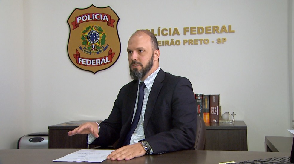 O delegado da Polícia Federal em Ribeirão Preto Guilherme Biagi (Foto: Maurício Glauco/EPTV)