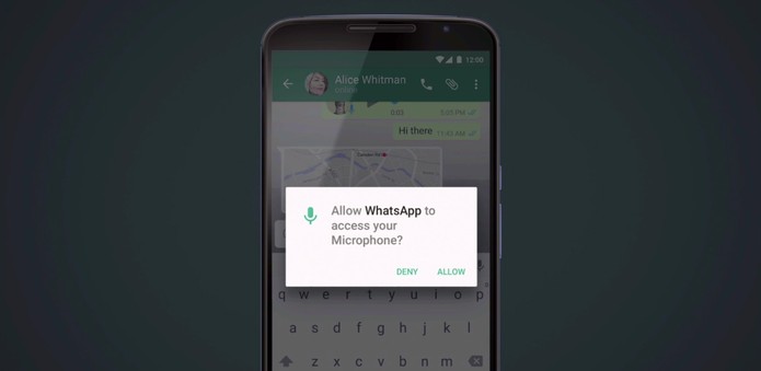 Whatsapp App permitions (Foto: Reprodução/Youtube)