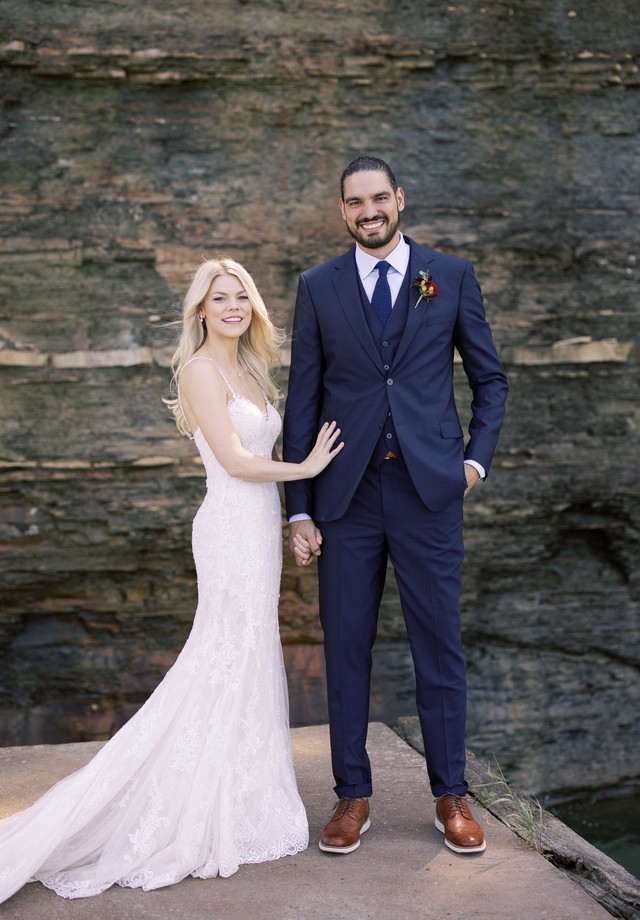 Anderson Varejão e Stacy Bradley se casam (Foto: Divulgação / Kyle John Photography)