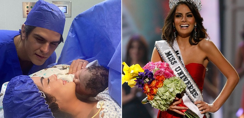 Miss Universo Ximena Navarrete e Juan Carlos Valladares anunciam nascimento do filho