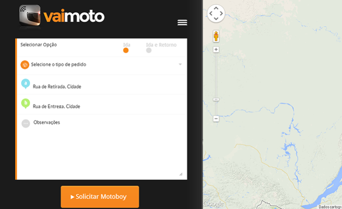 VaiMoto segue ideia dos apps de taxi, mas para entregas de motoboy