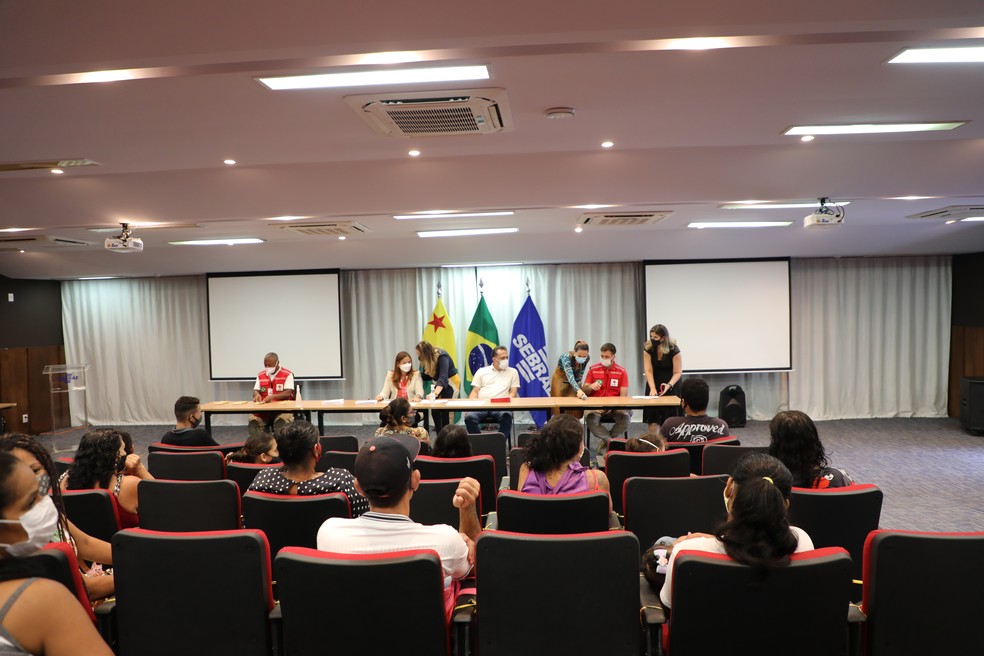 Ação social entre Cruz Vermelha Brasileira e o TJ-AC ajuda famílias carentes de Rio Branco — Foto: Arquivo/Comunicação Sebrae-Acre