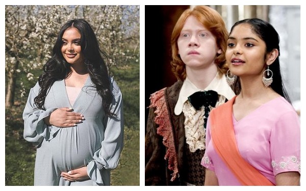 Estrela da franquia Harry Potter, Afshan Azad está grávida (Foto: Instagram/Reprodução)
