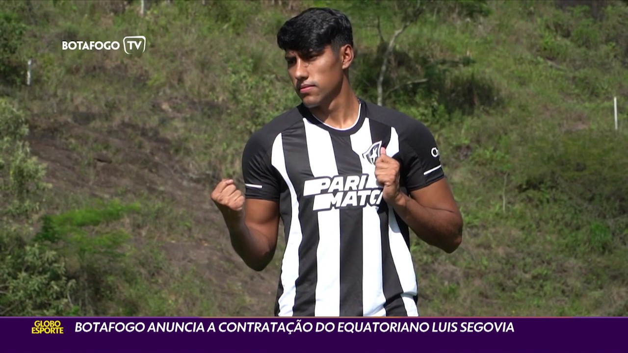 Botafogo anuncia contratação de equatoriano Luis Segovia