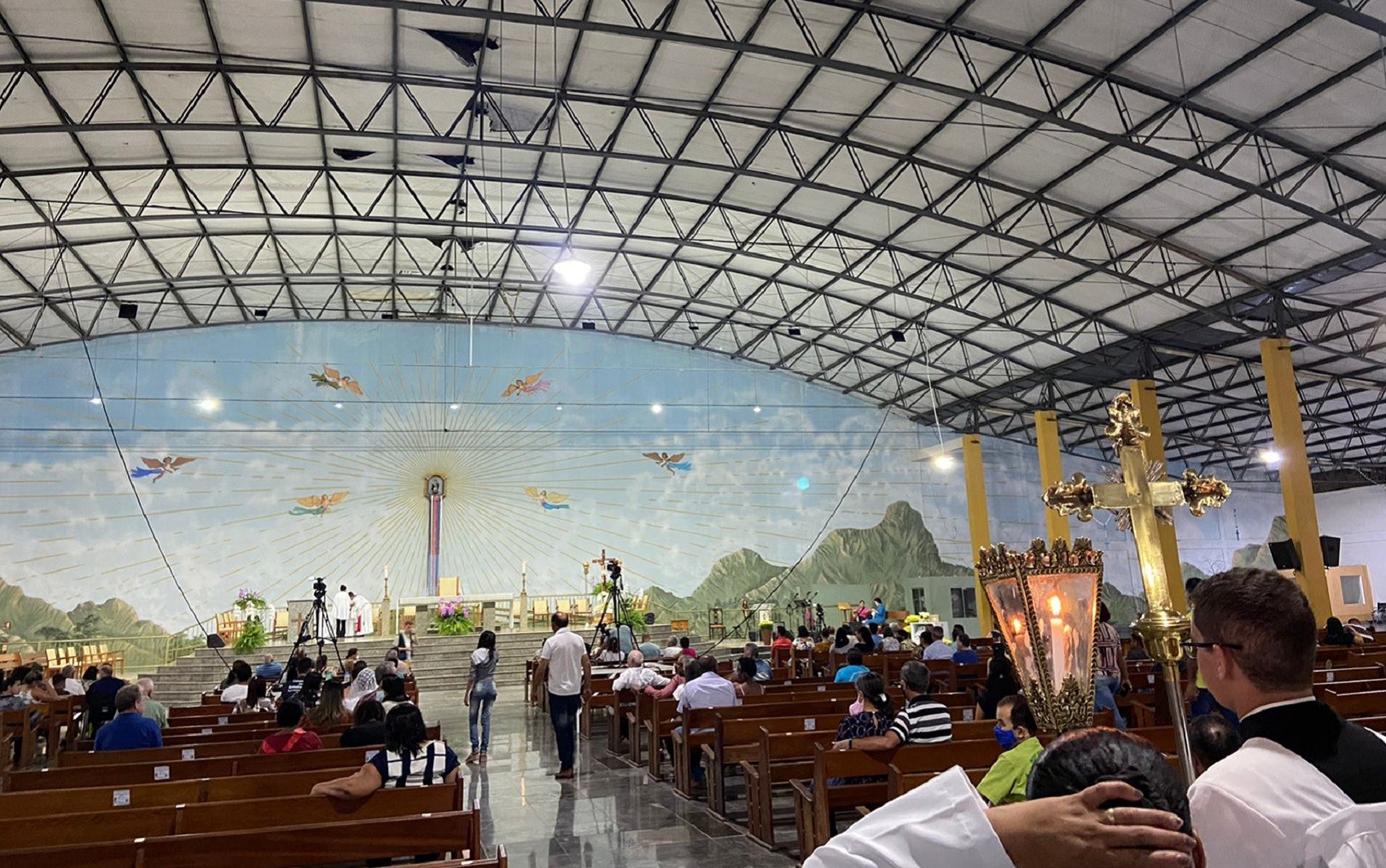 Milhares de fiéis participam da romaria de Nossa Senhora D'Abadia de Muquém, em Niquelândia