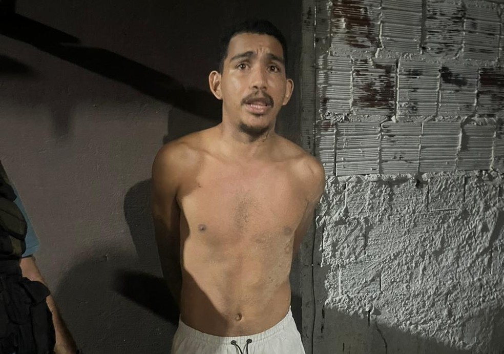  Francisco Jefferson da Silva Cruz, conhecido como Anjo da Morte, foi preso no sábado (25) em Parnaíba — Foto: Divulgação/SSP-PI