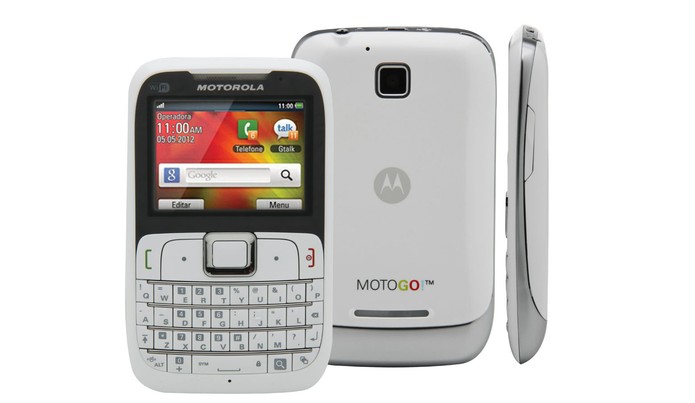 Celular Motorola MotoGo tem função de rádio FM, MP3 Player e acesso à internet 3G (Foto: Divulgação/Motorola)