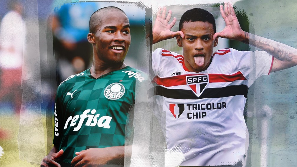 Endrick e Caio cortam caminho e viram grandes joias de Palmeiras e São Paulo
