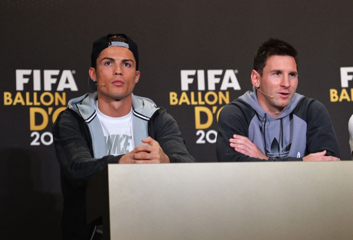 Cristiano Ronaldo messi ribery prêmio bola de ouro 2013 (Foto: Agência Getty Images)