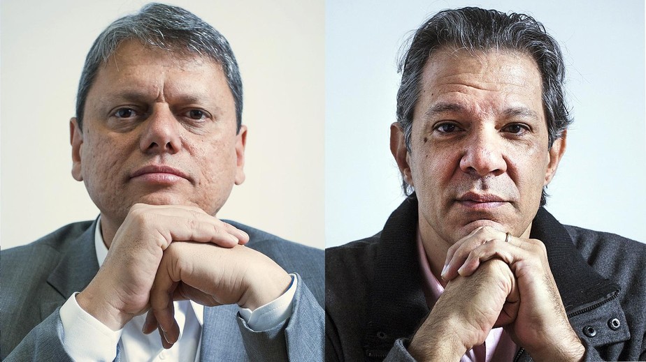 Candidatos ao governo de São Paulo, Tarcísio de Freitas e Fernando Haddad