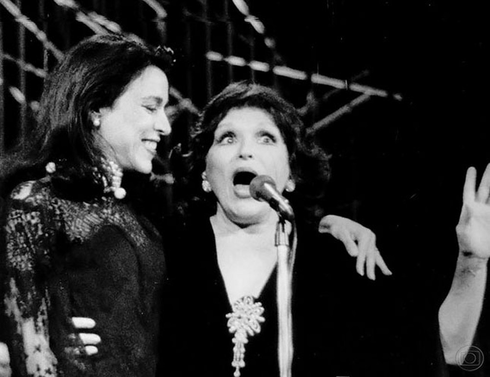 Tina Ferreira e Bibi Ferreira — Foto: Bazilio Calazans/TV Globo