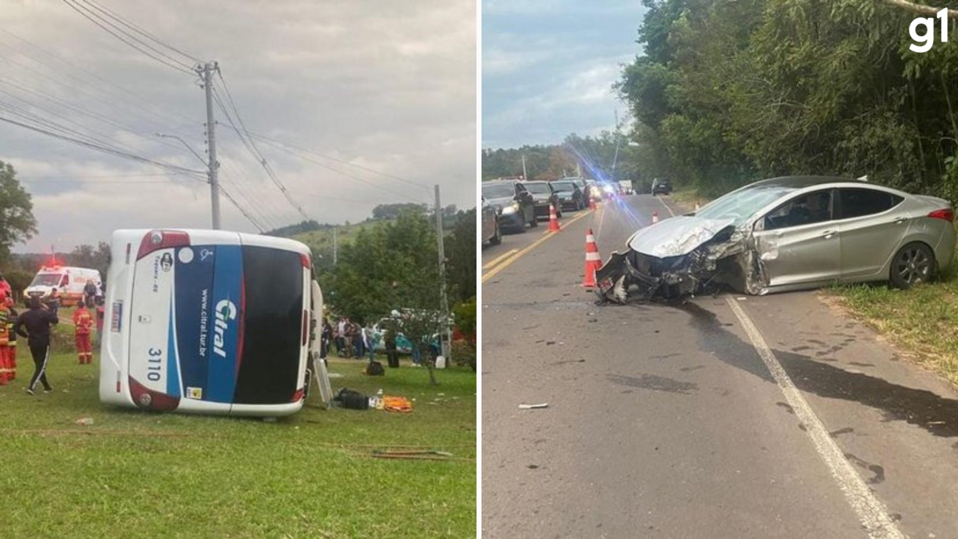 Motorista de carro que colidiu contra ônibus na ERS-020 é preso por tentativa de feminicídio, diz polícia
