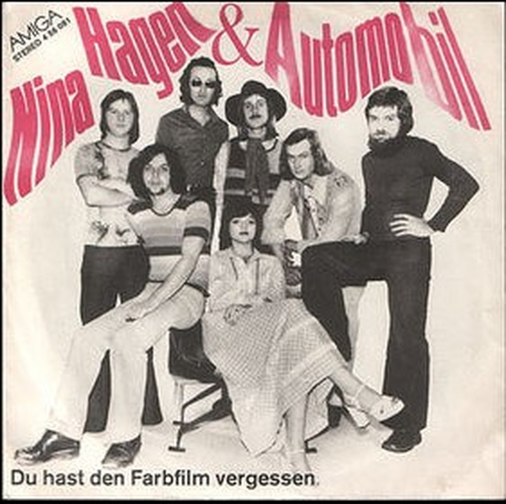 Capa do single de Du hast den Farbfilm vergessen, uma das três músicas que Angela Merkel escolheu para sua cerimônia de despedida — Foto: Reprodução