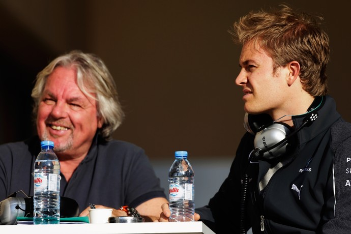 Keke Rosberg com o filho Nico Rosberg em 2014 (Foto: Getty Images)