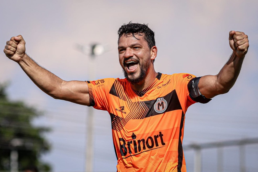 Tiago Amazonense marcou um dos gols do Manauara — Foto: João Normando/FAF