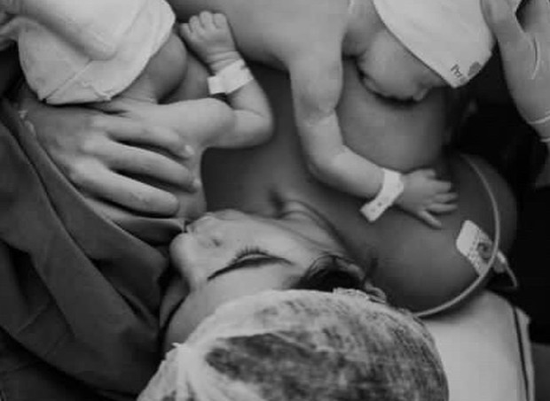 Andréia Sadi após dar à luz  (Foto: Reprodução: Instagram )