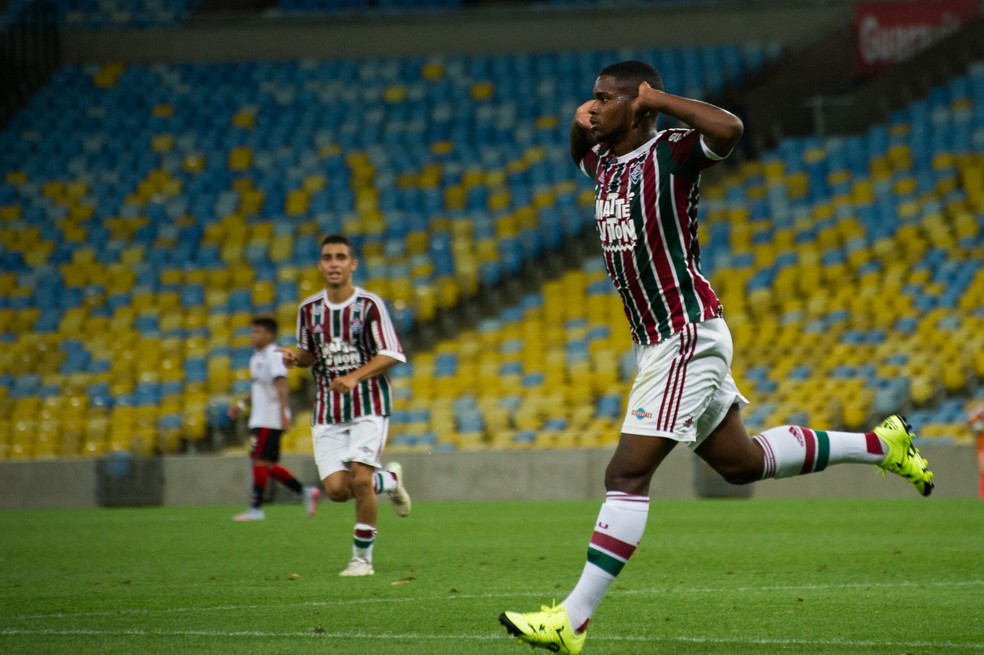 Patrick pelo Sub-20 do Fluminense — Foto: Bruno Haddad / Fluminense
