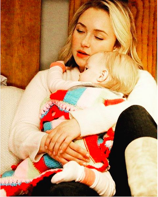 A atriz Hayden Panettiere com a filha (Foto: Instagram)