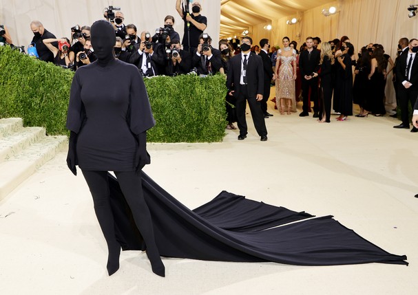 NEW YORK, NEW YORK - SEPTEMBER 13: Kim Kardashian attends The 2021 Met Gala Celebrating In America: A Lexicon Of Fashion at Metropolitan Museum of Art on September 13, 2021 in New York City. (Photo by Mike Coppola/Getty Images) (Foto: Getty Images)