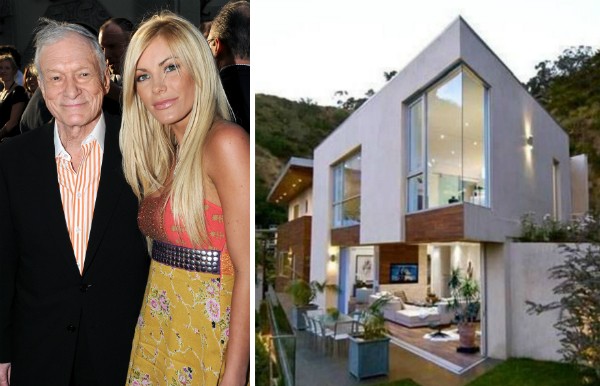 A mansão deixada pelo empresário Hugh Hefner para a sua viúva, a modelo Crystal Harris (Foto: Getty Images/Divulgação)