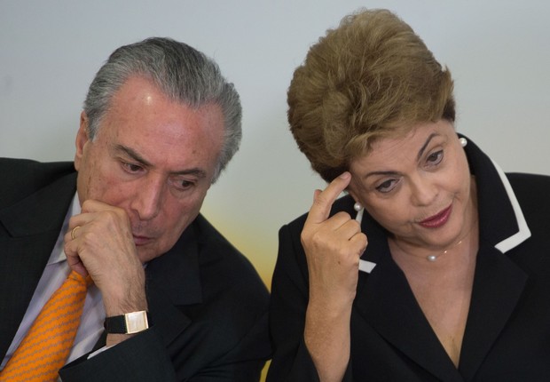 Dilma Rousseff e Michel Temer (Foto: José Cruz/Agência Brasil)