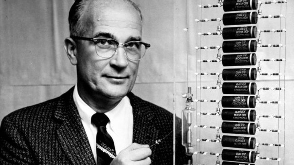 William Shockley foi um inventor americano que ganhou o Nobel de Física — Foto: Getty Images via BBC