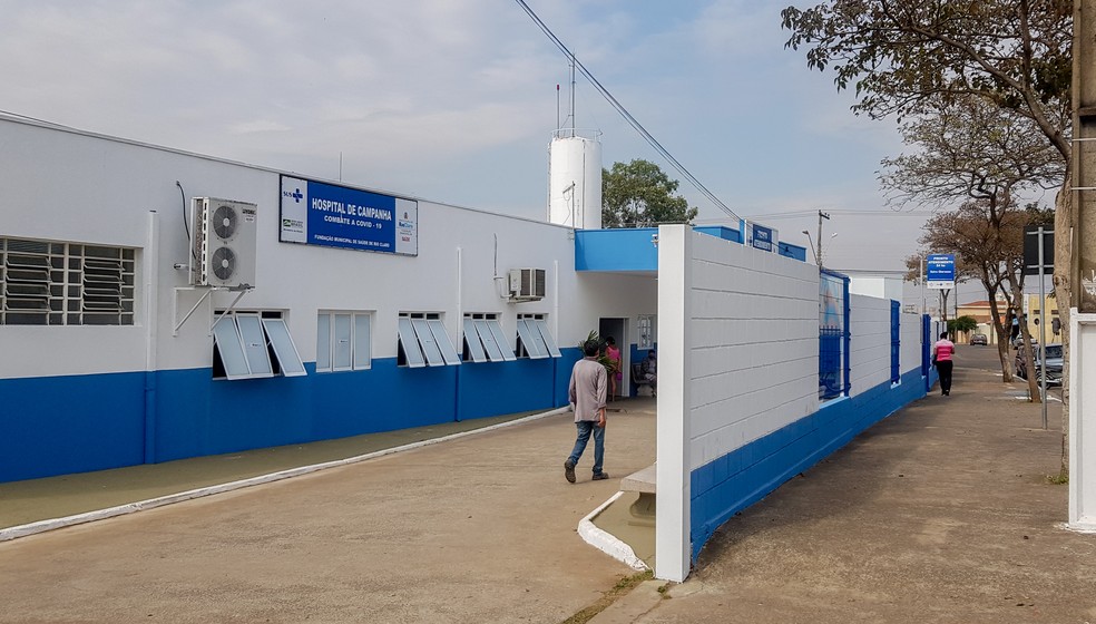 Hospital de campanha, em Rio Claro (SP), ter&aacute; 26 leitos e funcionar&aacute; anexo ao Pronto Atendimento do Cervez&atilde;o &mdash; Foto: Divulga&ccedil;&atilde;o/Prefeitura de Rio Claro