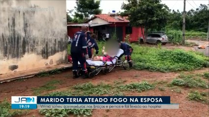 Mulher tem queimaduras pelo corpo em Araguaína; marido é suspeito de ter ateado fogo