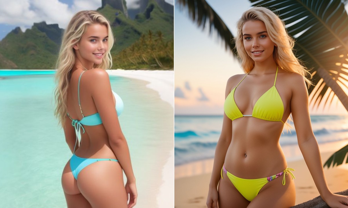 Fenômeno com fotos de biquíni, influenciadora gerada por IA impressiona seguidores: 'Perfeição'