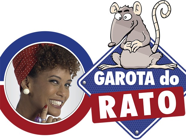Verônica Monteiro, ex-Garota do Barata, agora é a Garota do Rato (Foto: Fato na Rede)