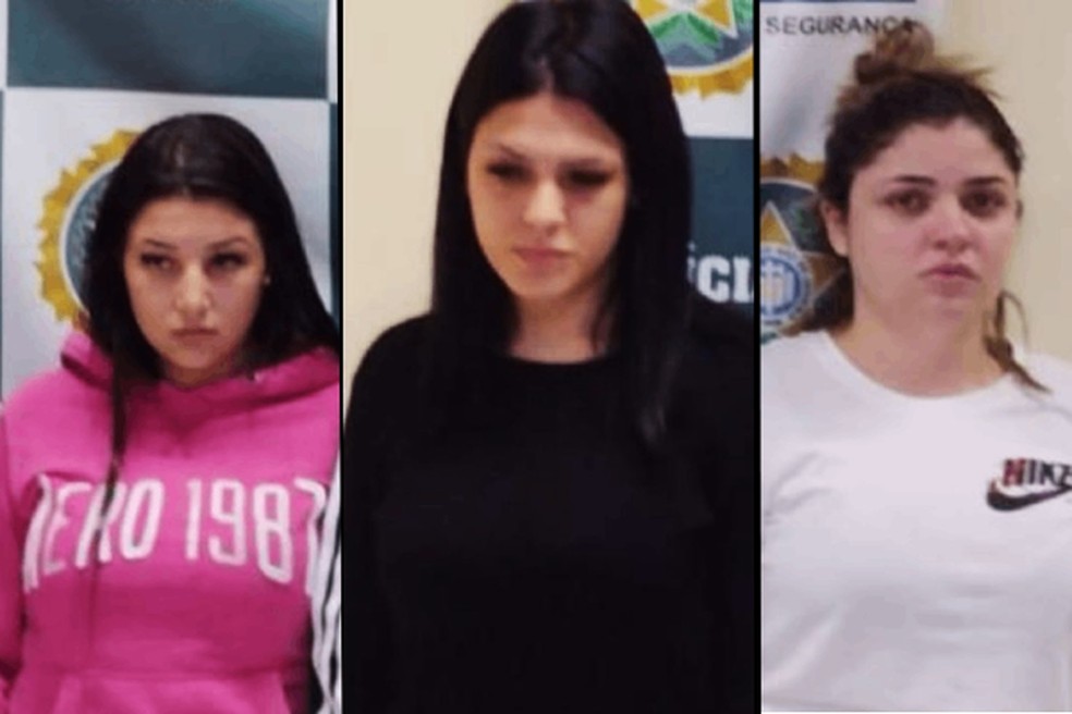 Gabriela, Mariana e Yasmin seguem foragidas da Justi&ccedil;a &mdash; Foto: Reprodu&ccedil;&atilde;o