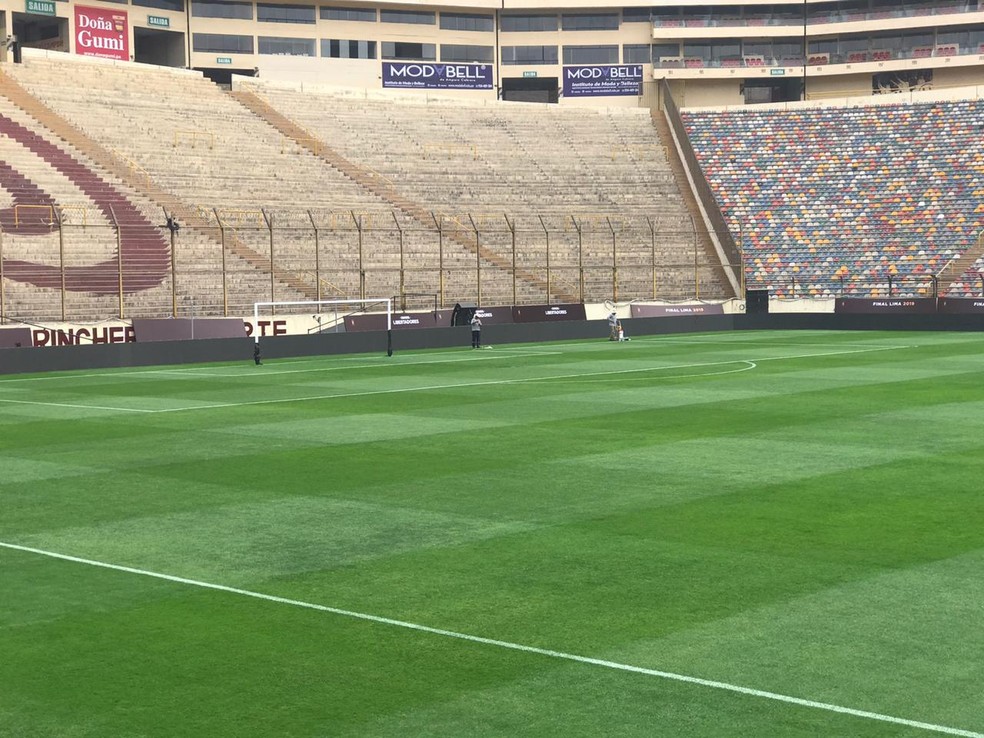 Estádio Monumental Lima Flamengo x River Plate Libertadores — Foto: GloboEsporte.com