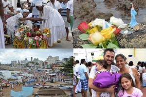 FOTOS: Rio Vermelho recebe devotos para homenagear Iemanjá (Arte/G1)