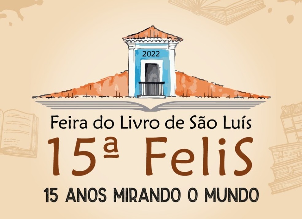 15ª edição da Feira do Livro de São Luís será aberta nesta segunda (5), no Centro de Convenções da UFMA — Foto: Divulgação