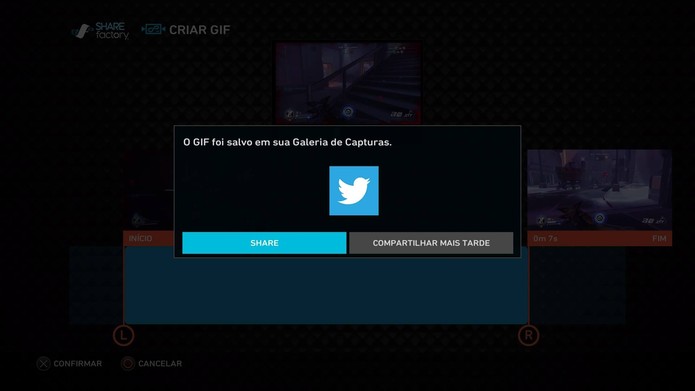 PS4 recebe função de criação de GIFs e montagens, veja como usar (Foto: Reprodução/Felipe Vinha)