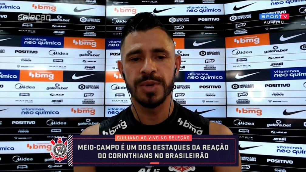 Giuliano destaca o equilíbrio do Corinthians e avisa: Estamos ganhando credibilidade