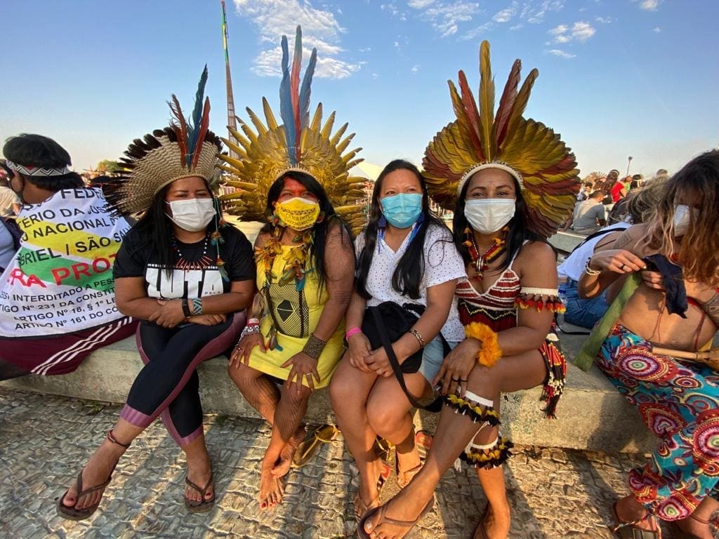 Kerexu Yxapyry, Sonia Guajajara, Braulina Baniwa e Puyr Tembé (Foto: Reprodução / Instagram)
