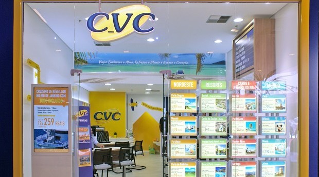 Fachada da CVC: lojas físicas serão integradas as plataformas online (Foto: Roberto Tamer)