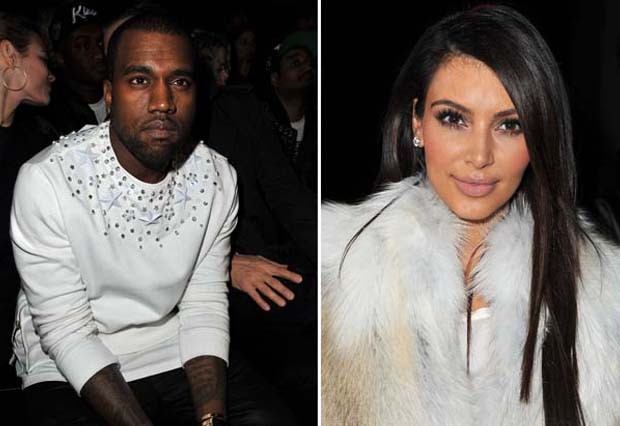 Kanye West e Kim Kardashian (Foto: Getty Images)