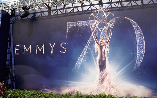 Vista da atmosfera no 70ª edição do Emmy Awards