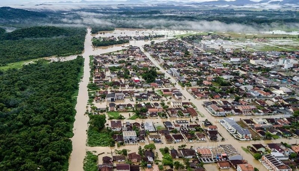 Veja Imagens De Estragos Causados Pela Chuva No Norte De Sc Vale Do Itajai E Grande Florianopolis Santa Catarina G1