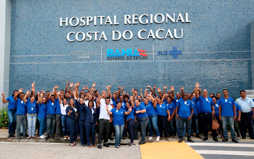 Uma equipe com mais de 500 colaboradores fará o atendimento dos pacientes na nova unidade de saúde do sul da Bahia (Foto: Manu Dias/GovBA)