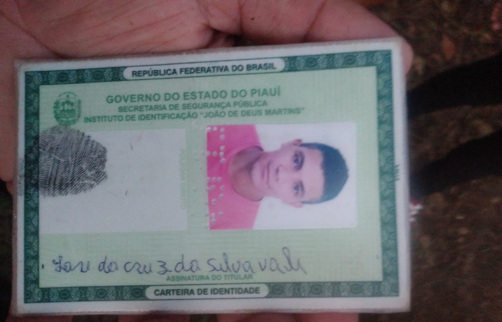 João da Cruz da Silva Vale morreu afogado em riacho na PI-112 — Foto: Reprodução