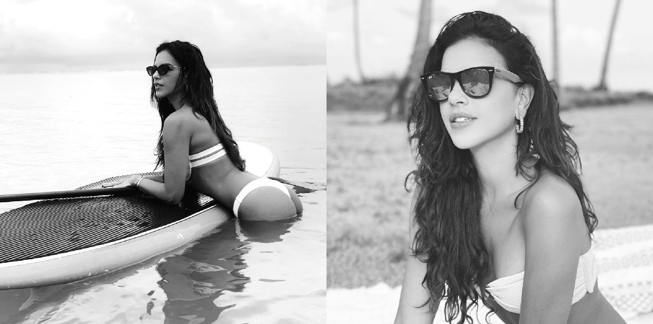 Mariana Rios posta ensaio no mar e ganha elogios dos seguidores: Surfista é ela (Foto: Reprodução Instagram)