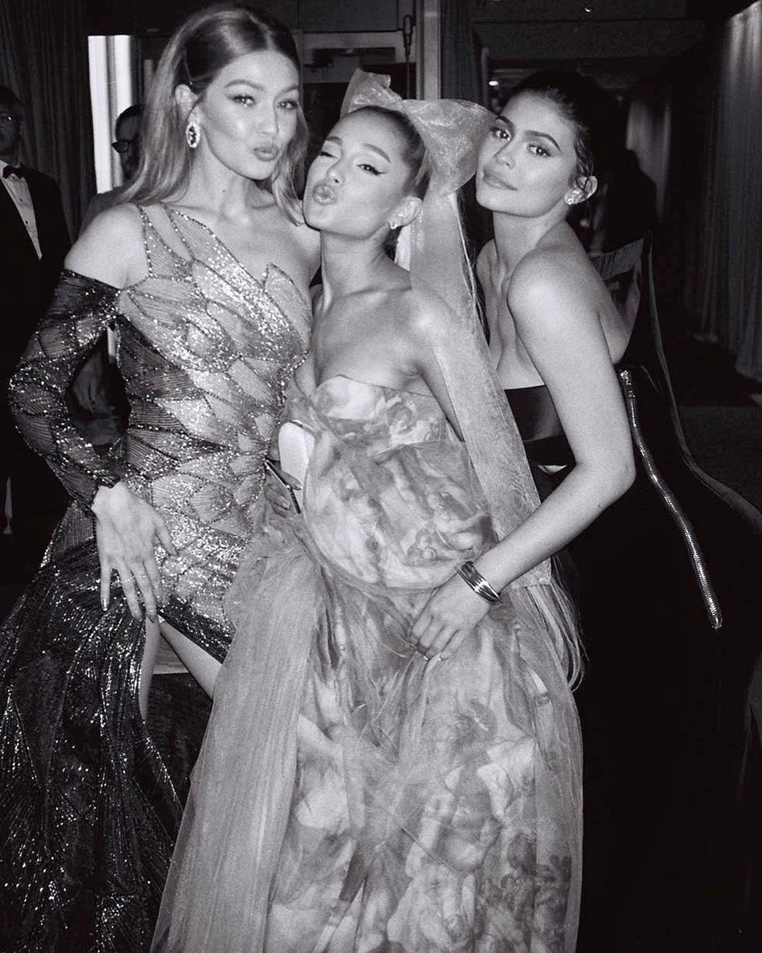 Gigi Hadid, Ariana Grande e Kylie Jenner (Foto: Reprodução/Instagram)